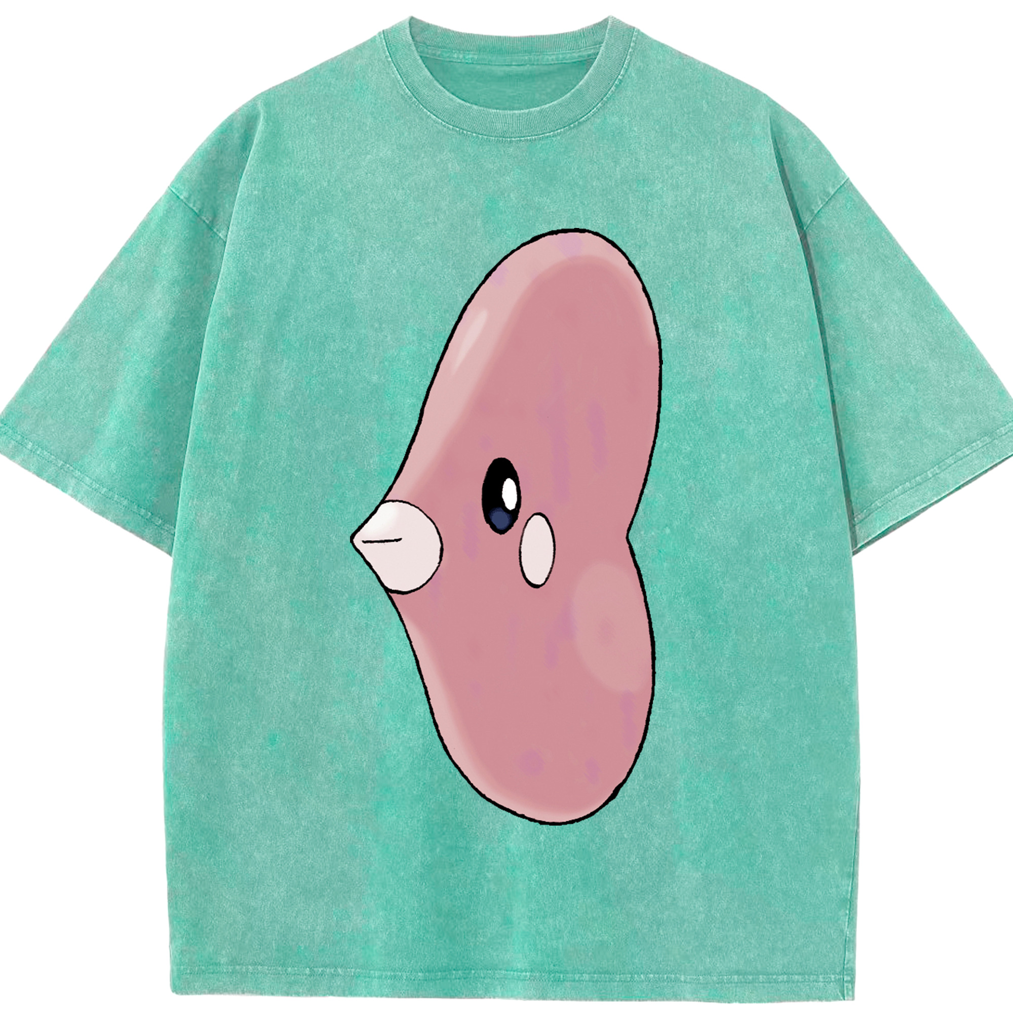 （画像用） ポケットモンスター Pokémon 綿100% ヴィンテージ風 半袖Tシャツ（フロントプリント）